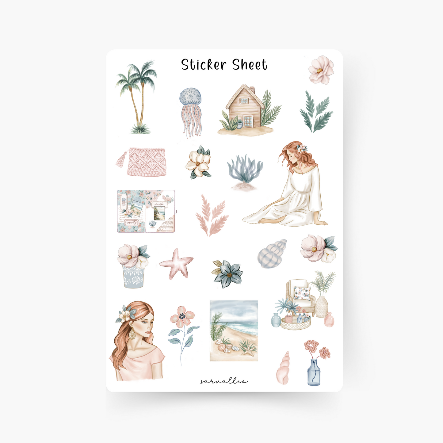 Seaside Sticker Sheet