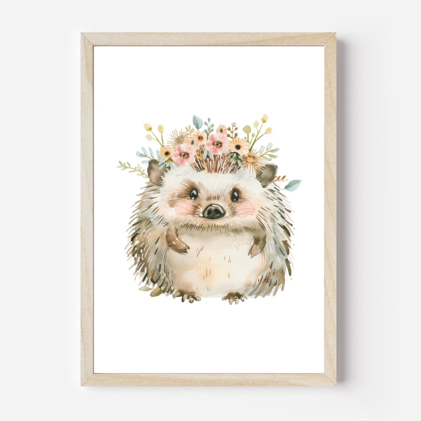 Boho Tiere Poster A4 | Kinderzimmer