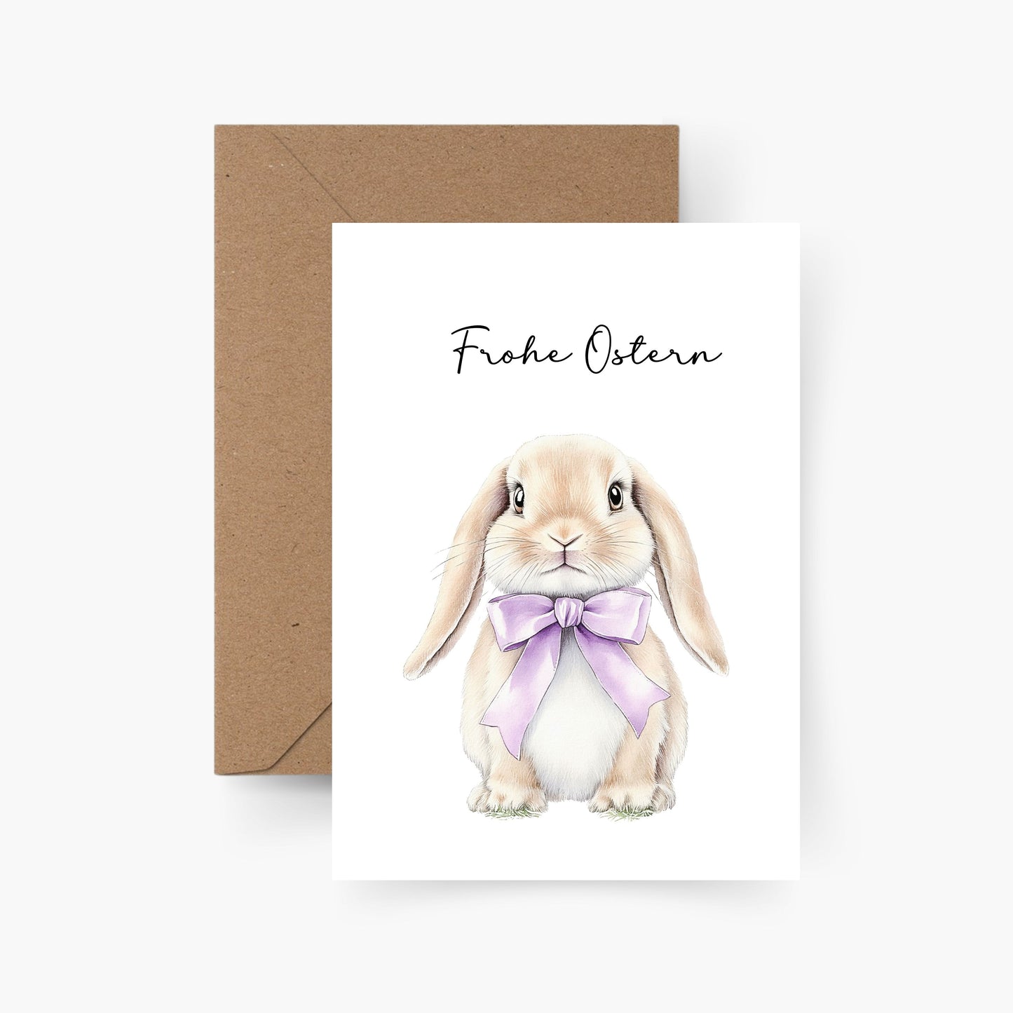 Frohe Ostern Hase A6 Karte