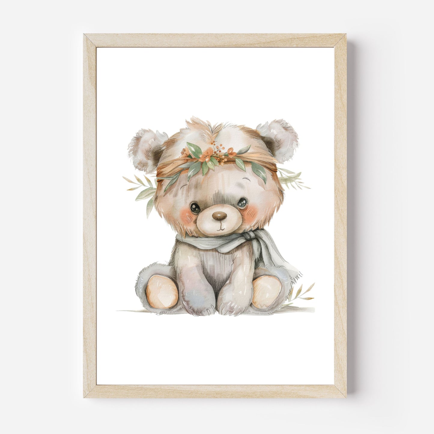 Boho Tiere Poster | Kinderzimmer