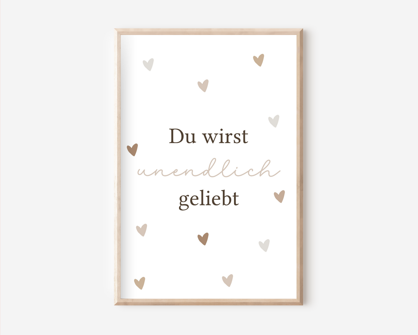 Du wirst unendlich geliebt Poster | Kinderzimmer