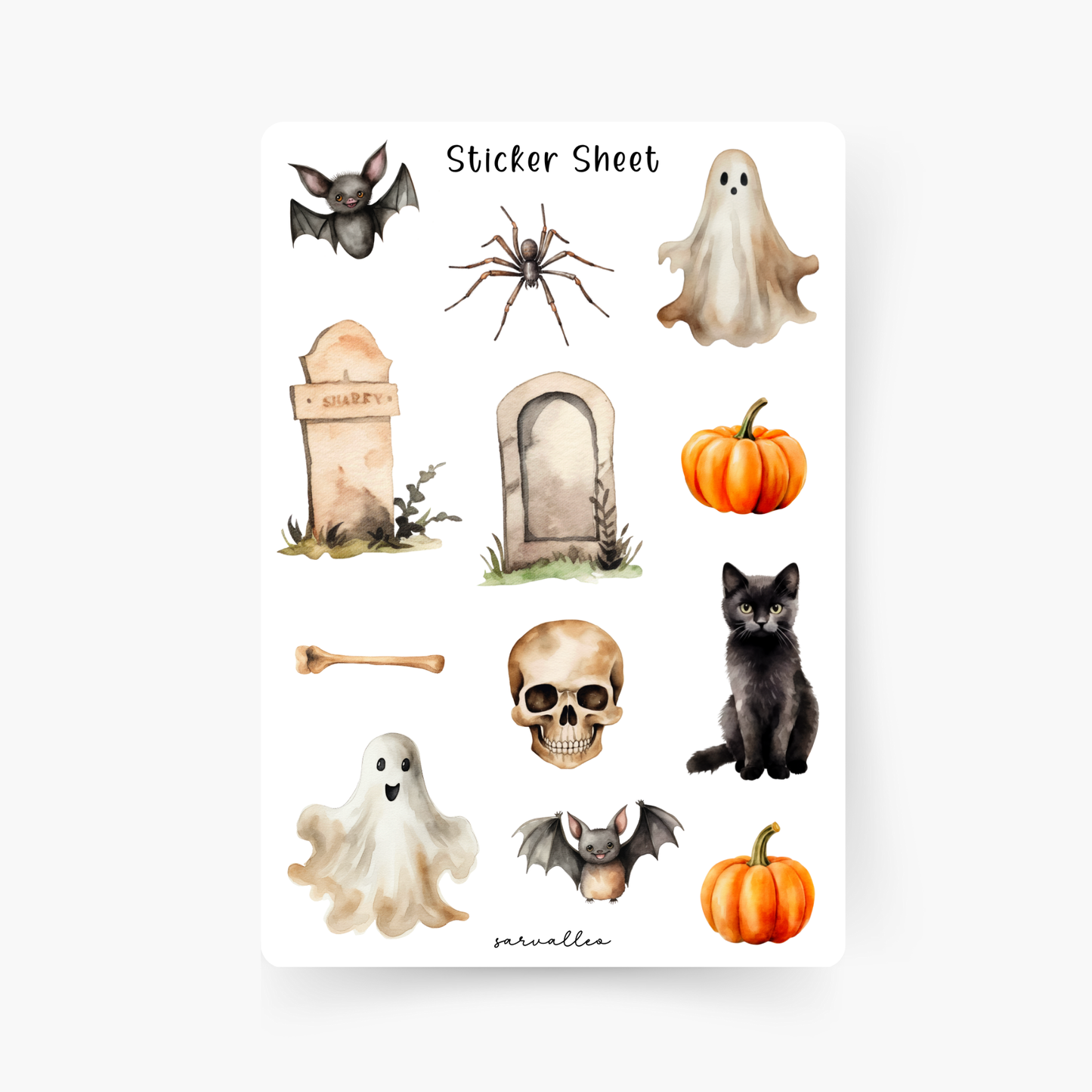 Halloween Time Sticker Sheet