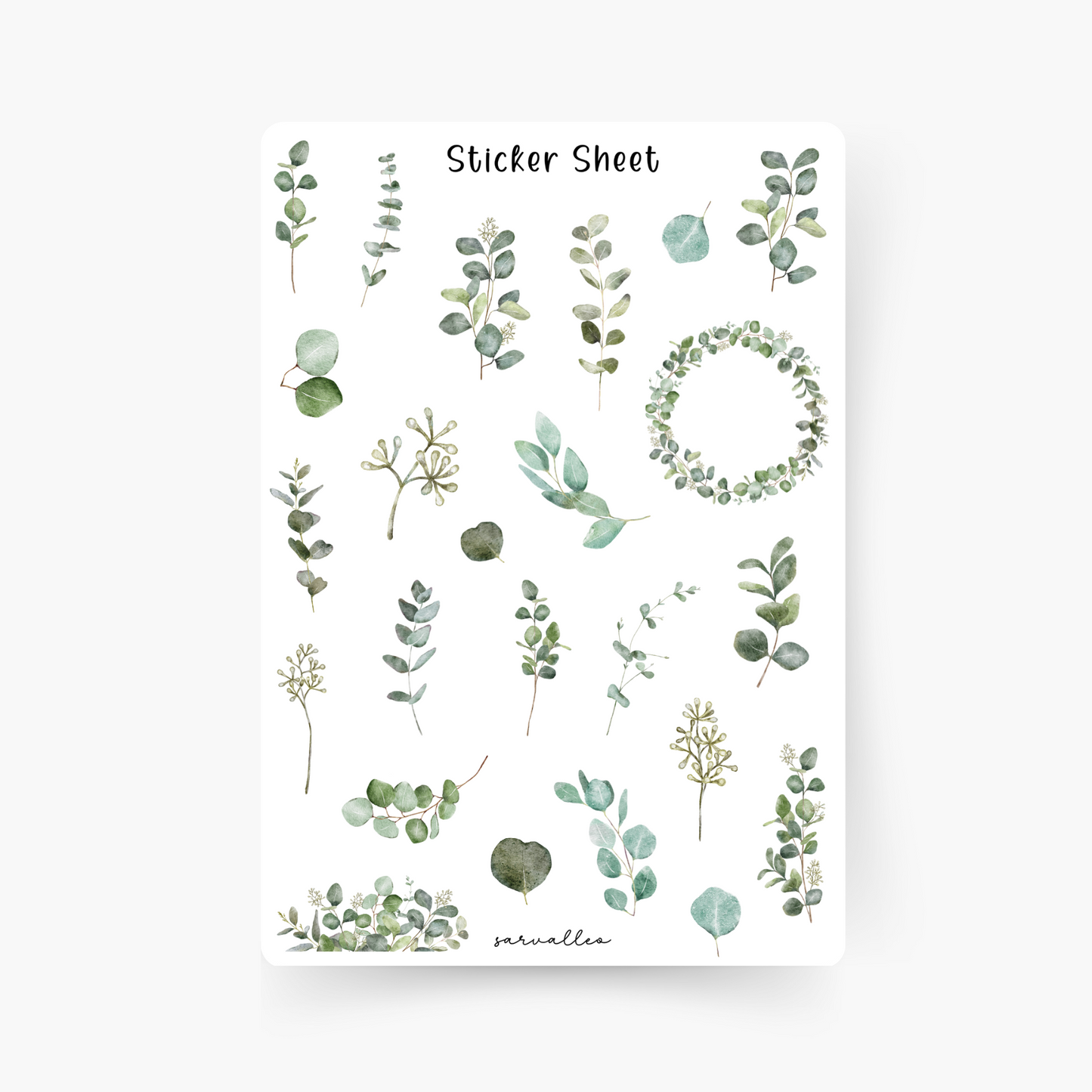 Eukalyptus Sticker Sheet