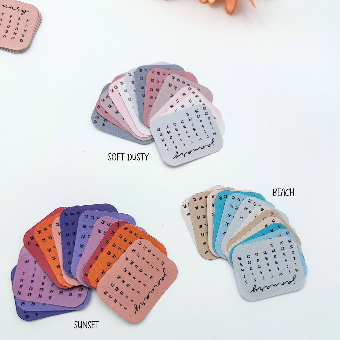 2024 Mini Kalender Sticker