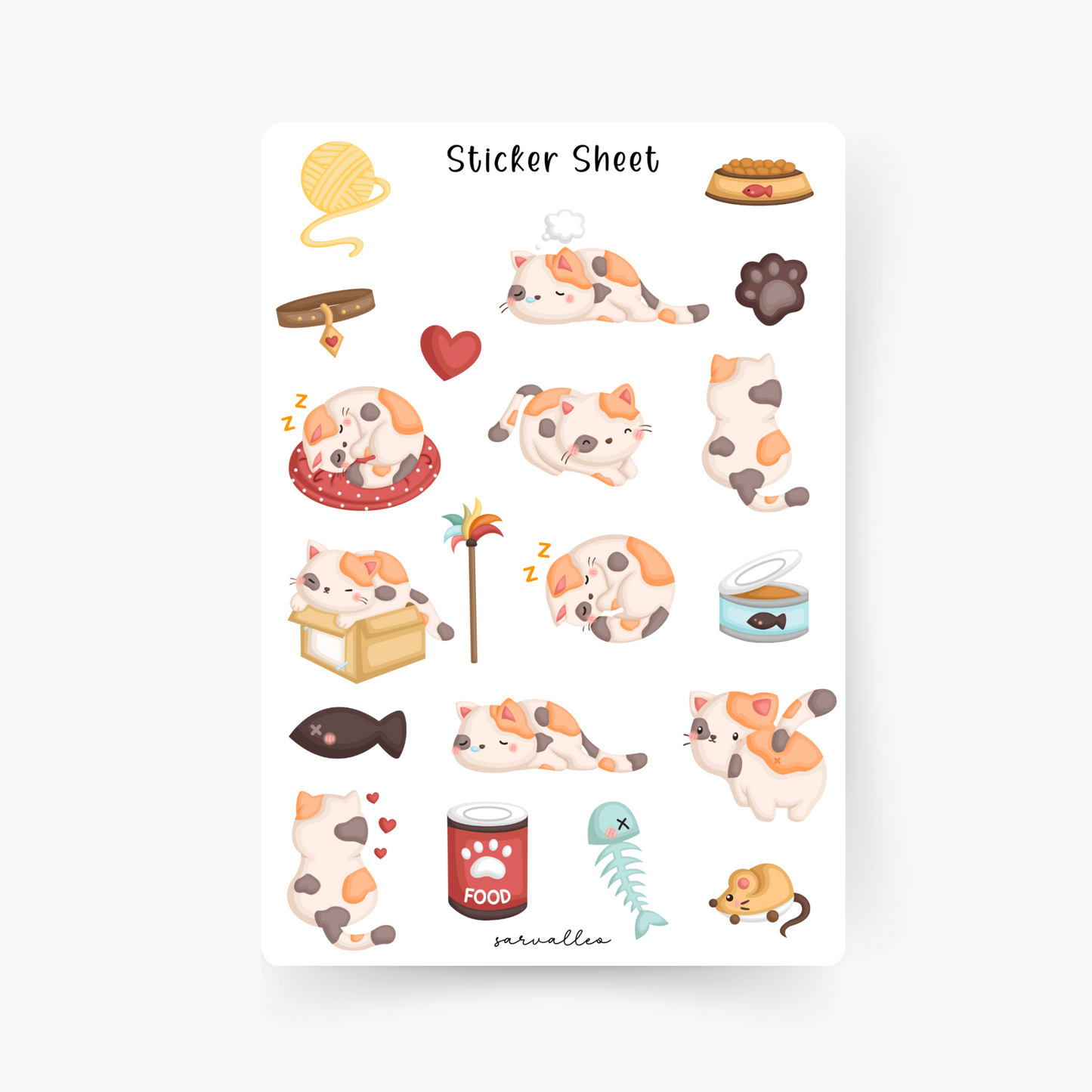 Kitties Sticker Sheet