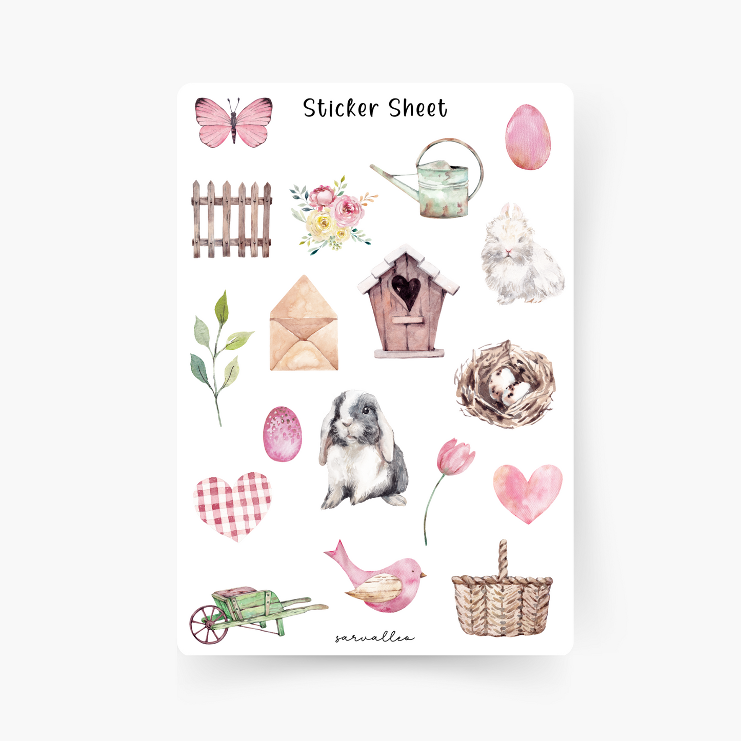 Frühlingszeit 2 Sticker Sheet