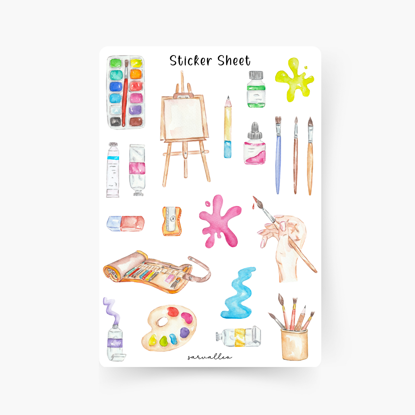 Kunst 2 Sticker Sheet