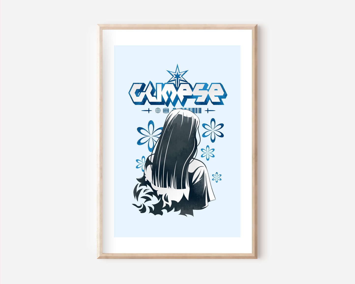 Japanese Y2K Poster | Typografie