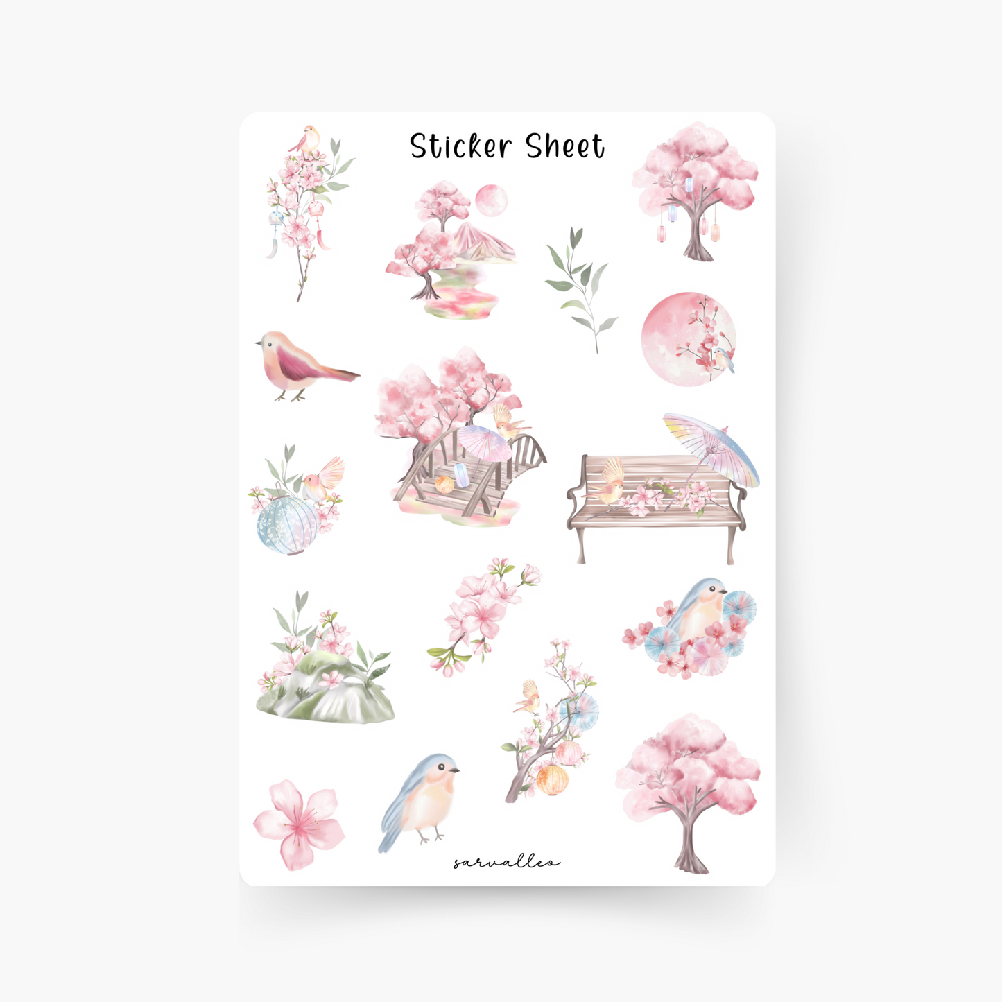 Japan Sticker Sheet