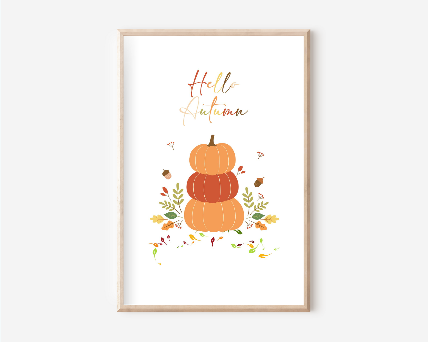 Hello Autumn Poster