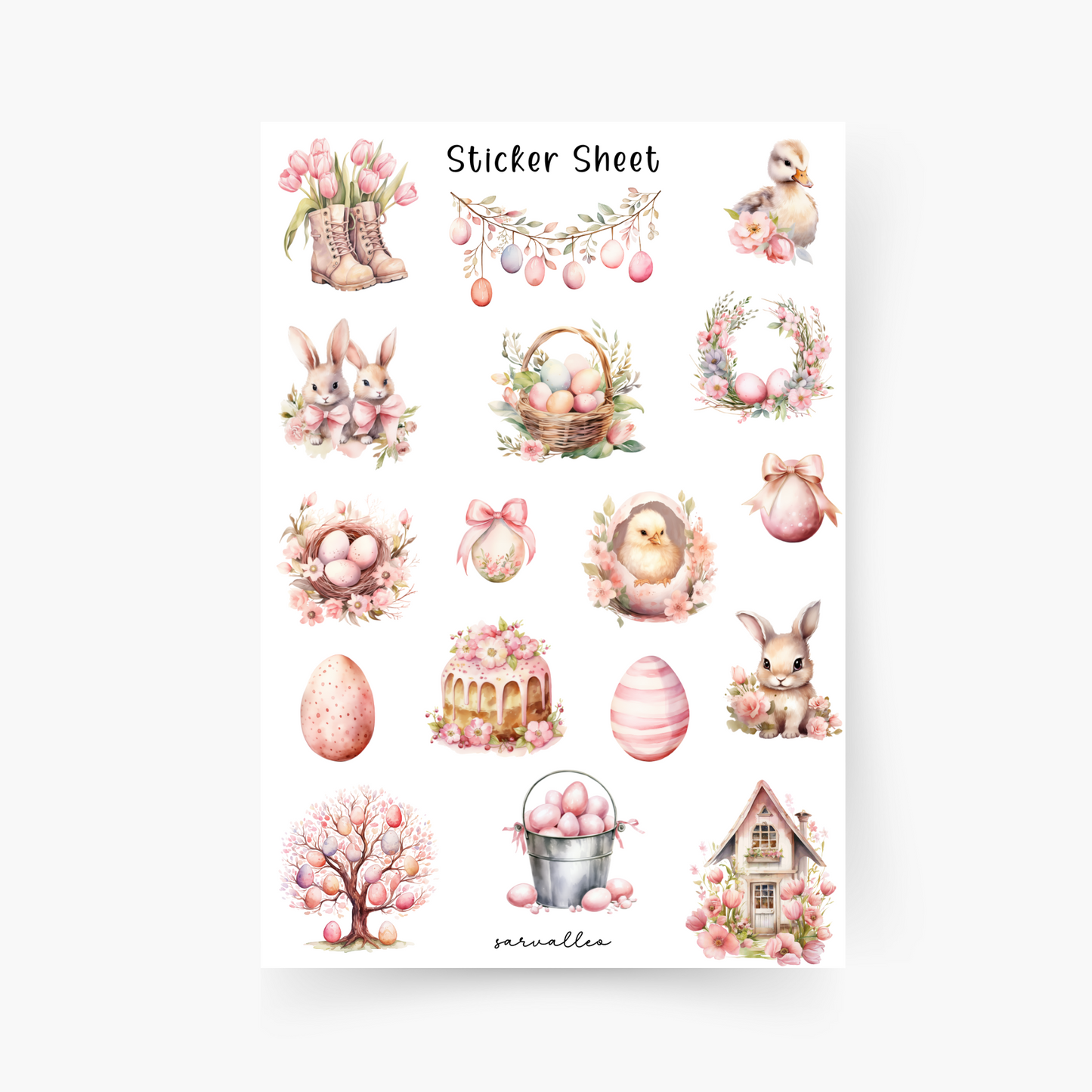 Ostern 3 Sticker Sheet