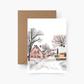 Weihnachtskarte Winterlandschaft A6