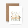 Karte Happy Halloween Geister A6