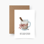 Weihnachtskarte Hot Cacao Season A6