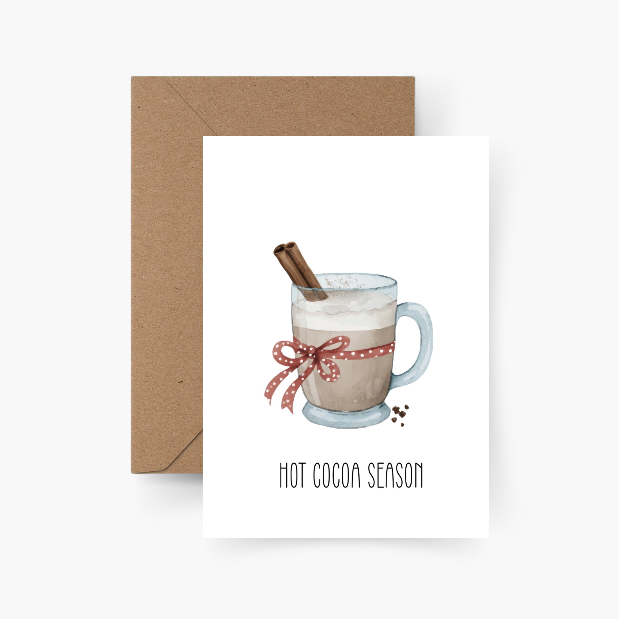 Weihnachtskarte Hot Cacao Season A6