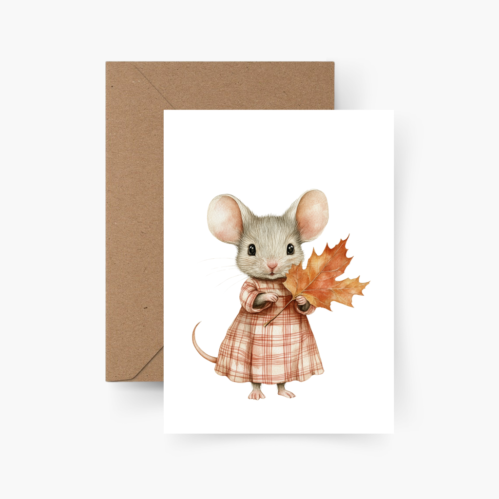 Karte Herbstmaus A6