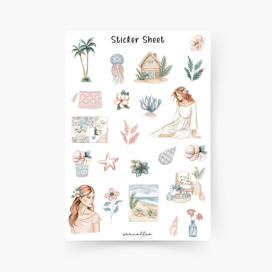 Seaside Sticker Sheet