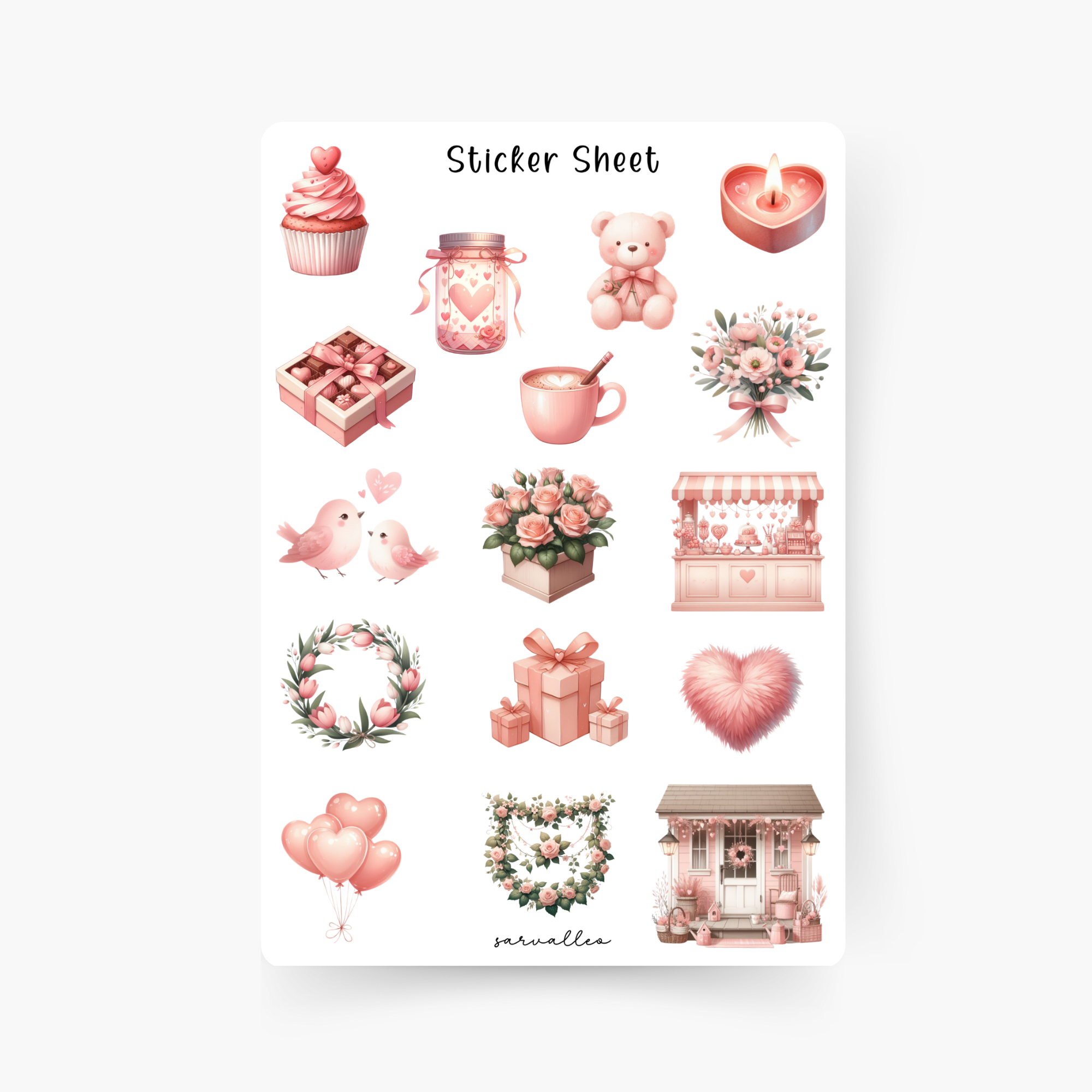 Valentinstag 2 Sticker Sheet