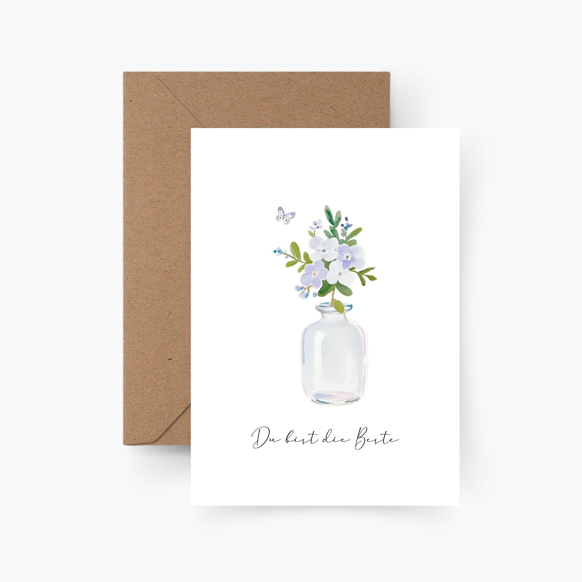 Du bist die Beste Karte A6