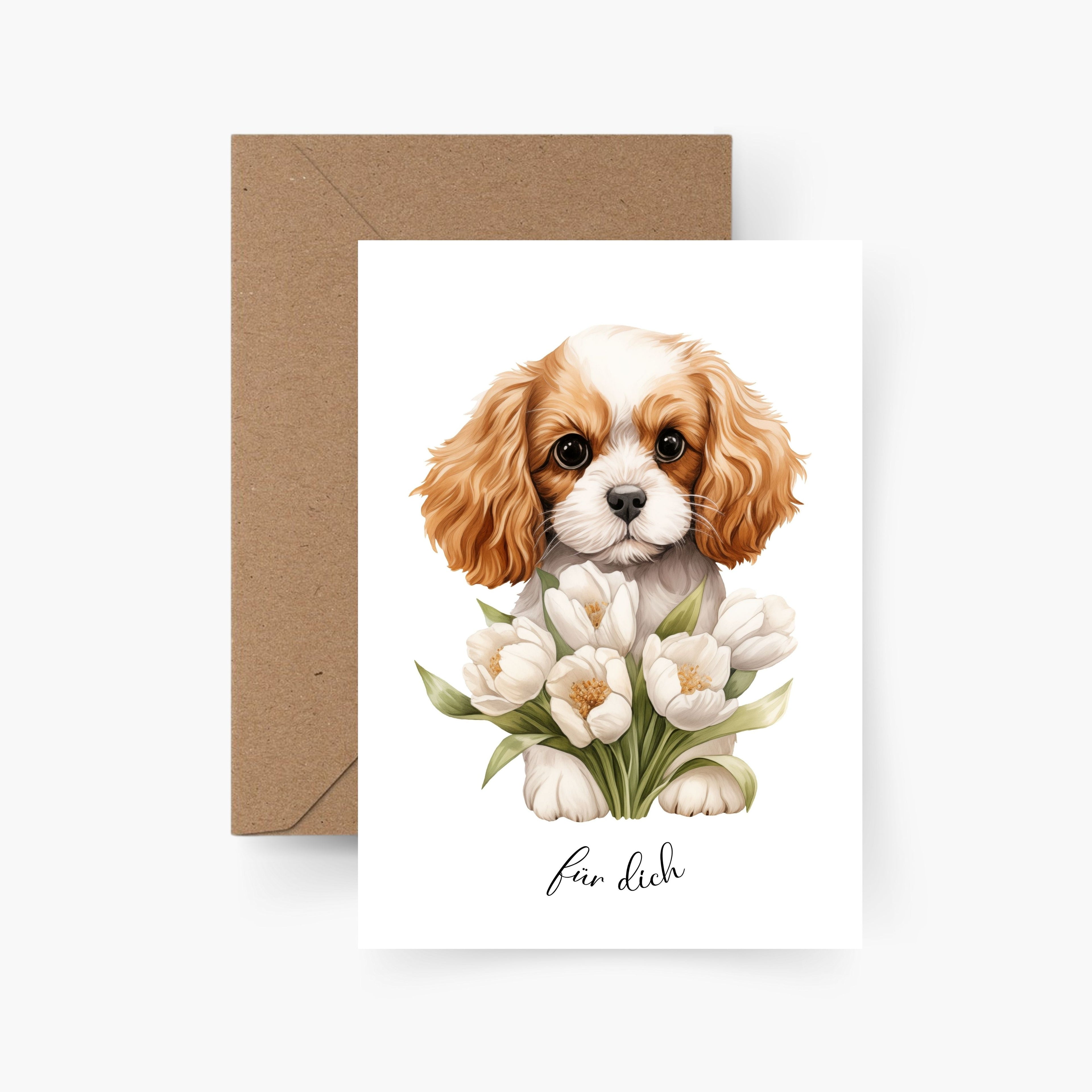 Für dich - Hund Karte A6