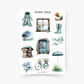 Rainy Spring Day Sticker Sheet