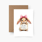 Frohe Ostern Hase A6 Karte