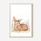 Reh Poster | Kinderzimmer