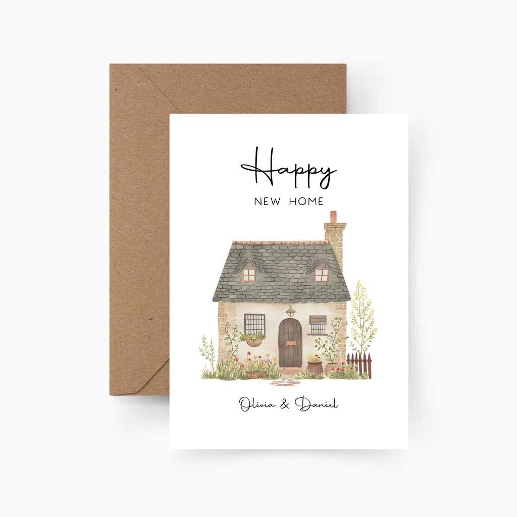 Einweihungskarte personalisiert A6 Karte