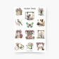 Rustic Spring Sticker Sheet