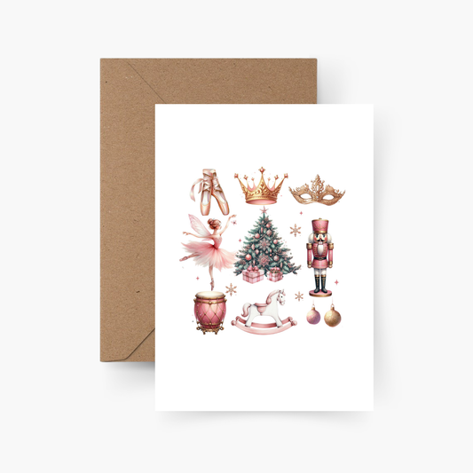 Weihnachtskarte Classic Christmas A6