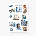 Santorini Sticker Sheet