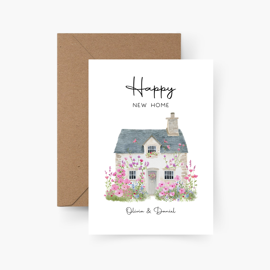 Einweihungskarte personalisiert A6 Karte