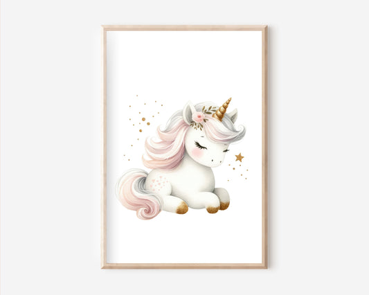 Einhorn Poster | Kinderzimmer