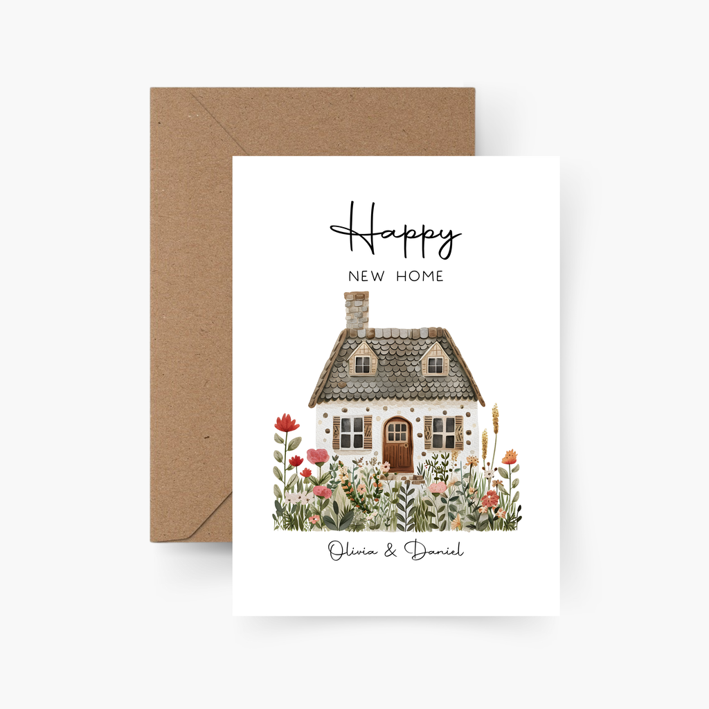 Einweihungskarte personalisiert A6 Karte