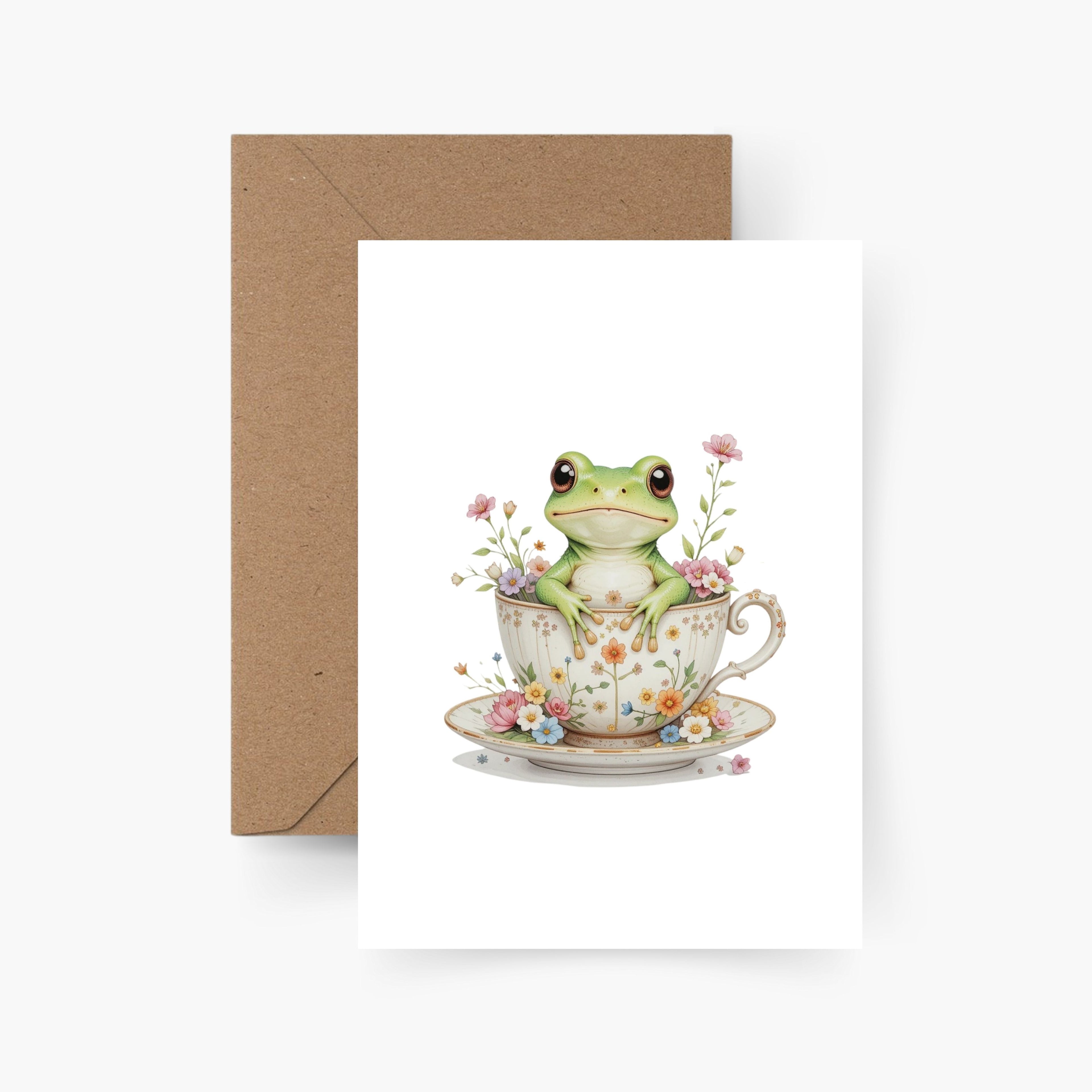 Motiv Postkarte Frosch A6