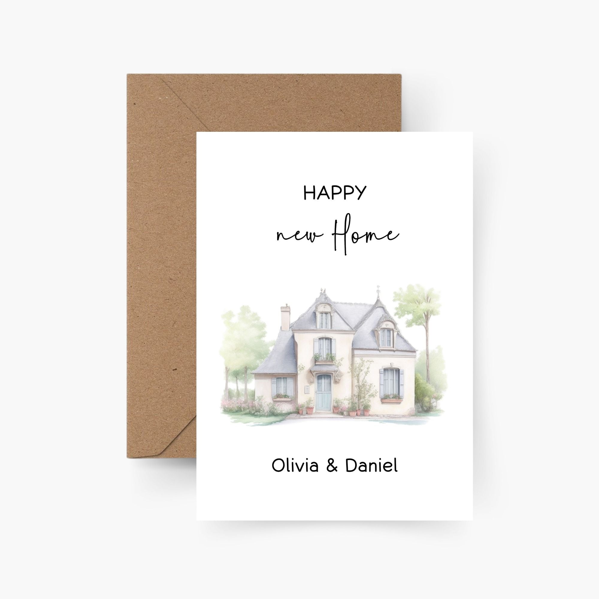 Einweihungskarte personalisiert A6 Karte