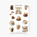 Coffee Time Sticker Sheet