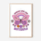 Spread love like Butterfly Poster