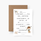 Einladungskarte Pirat Kindergeburtstag 5er oder 10er Set