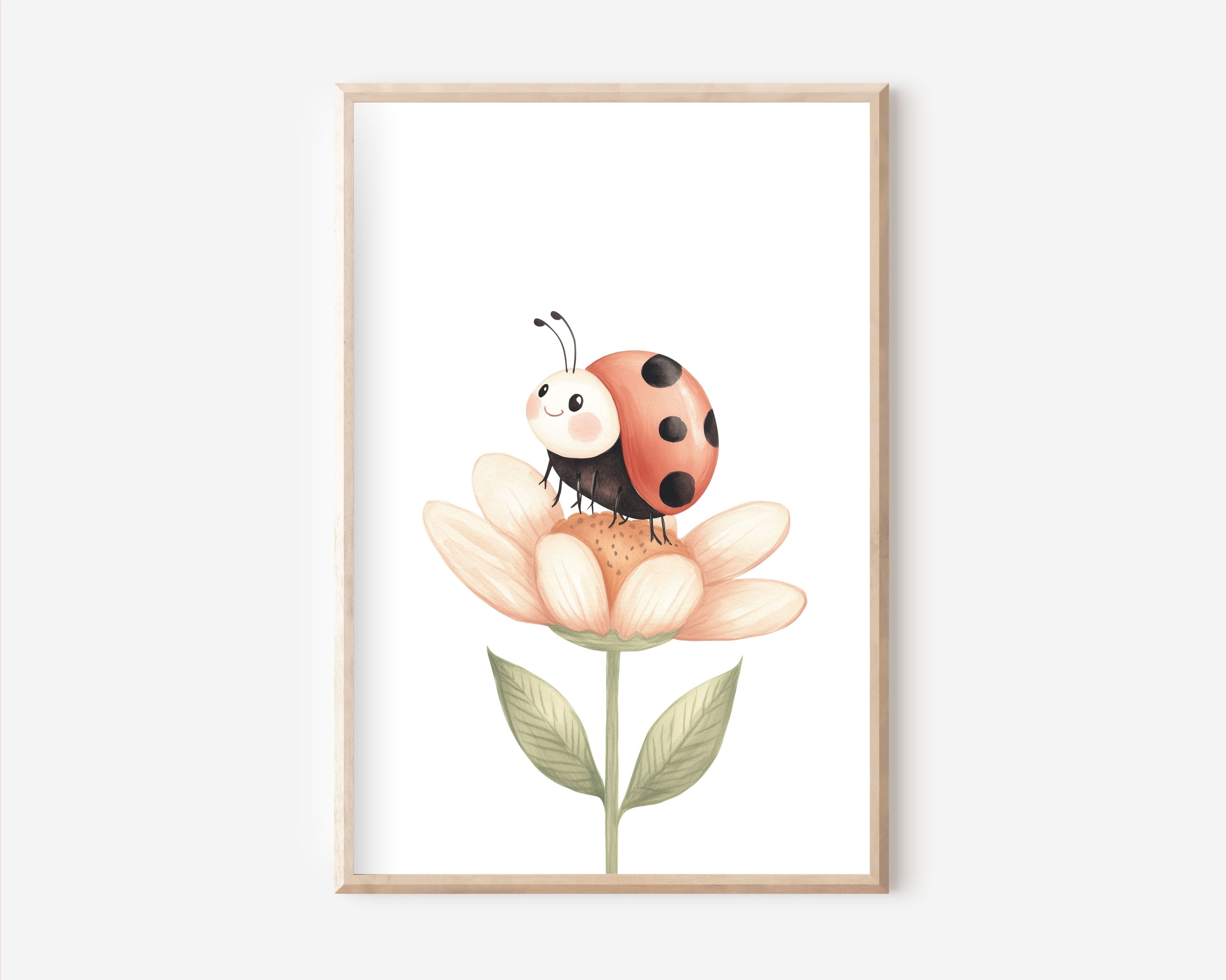 Marienkäfer Poster | Kinderzimmer