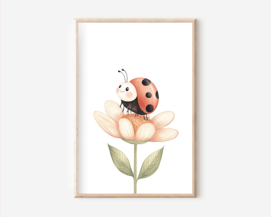 Marienkäfer Poster | Kinderzimmer
