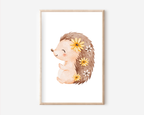 Personalisiertes Poster Set mit Tieren A4 | Kinderzimmer