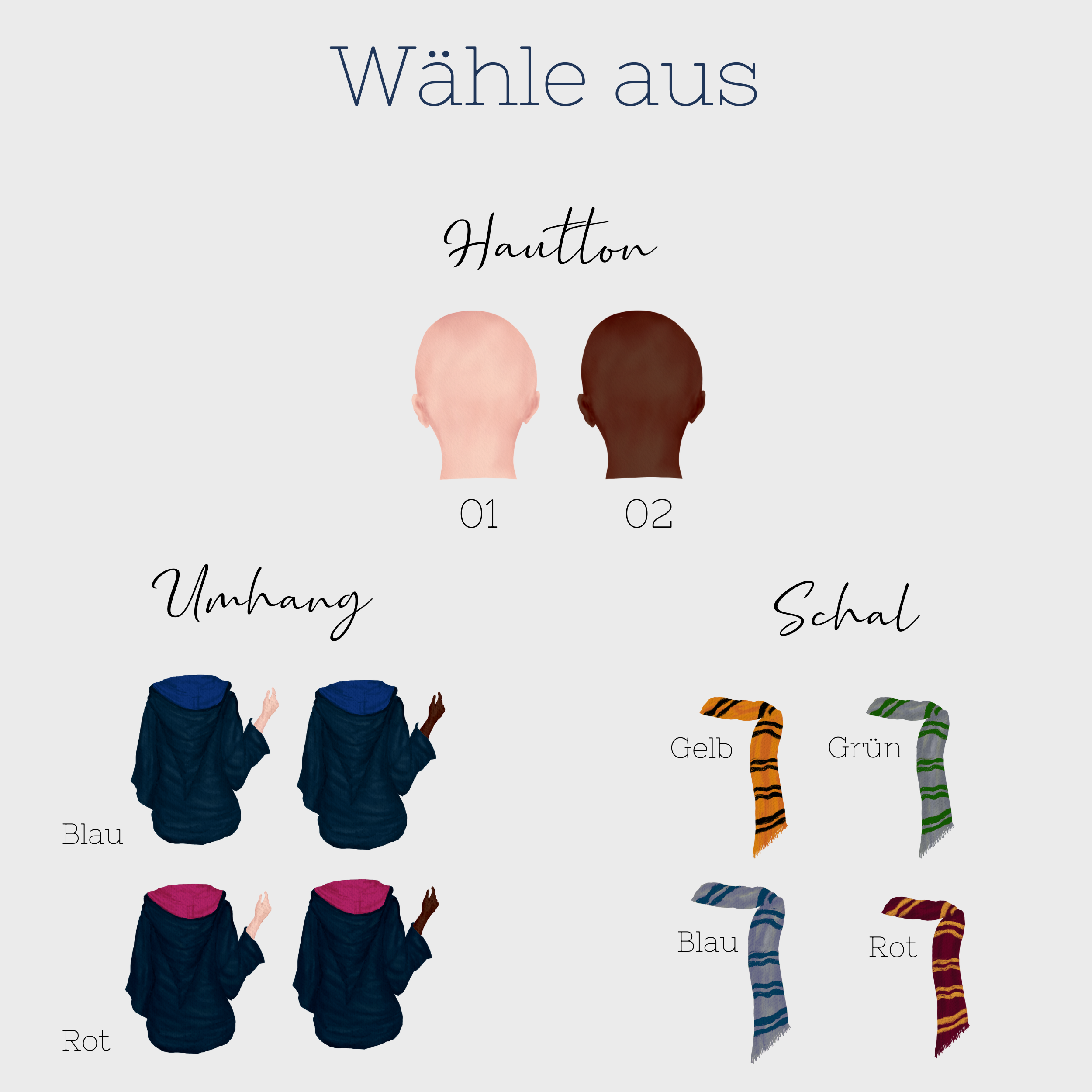 Geburtstagskarte personalisiert A6 Zauberin