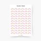Mini Regenbogen Sticker Sheet