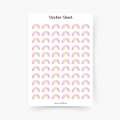 Mini Regenbogen Sticker Sheet