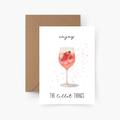 Karte "Enjoy the Lillet Things" A6