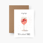 Karte "Enjoy the Lillet Things" A6