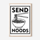 Send Noods Poster | Typografie