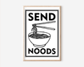 Send Noods Poster | Typografie