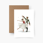 Weihnachtskarte Ballett Nussknacker A6